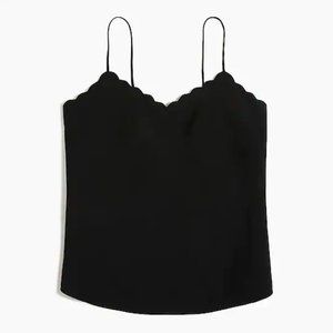 NWT J Crew Factory Scalloped Cami Top Sz. 14